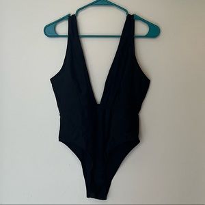 🖤 Plunging One-Piece Swimsuit